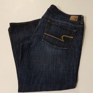 American Eagle crops size 12
